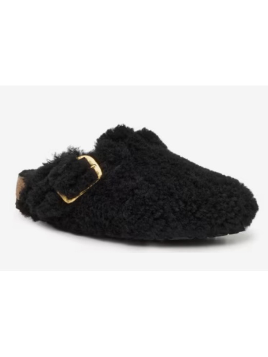 Birkenstock Shoes - Birkenstock Boston Shearling Clog in black